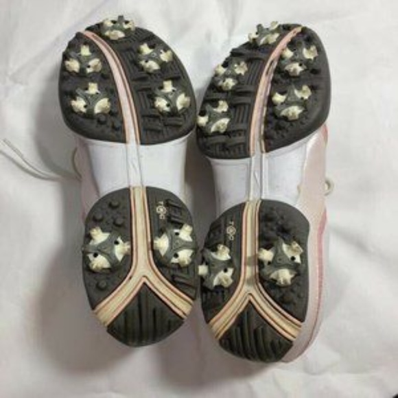 Nike Women's Sneakers Golf Shoes White Pink Size 6 - Picture 10 of 12